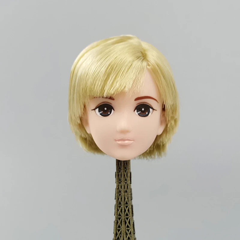 head 13 Мягкий пластик, высокое качество, сделай сам, кукла licca, голова для 1/6, BJD кукла, сделай сам, детская игрушка, 1:6, кукла, аксессуары - Цвет: head 13