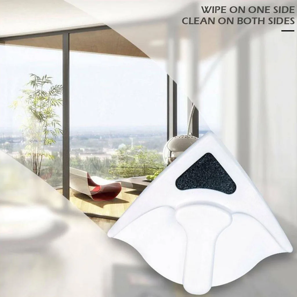Стеклоочиститель двухсторонний Магнитный чистящий инструмент губка очиститель