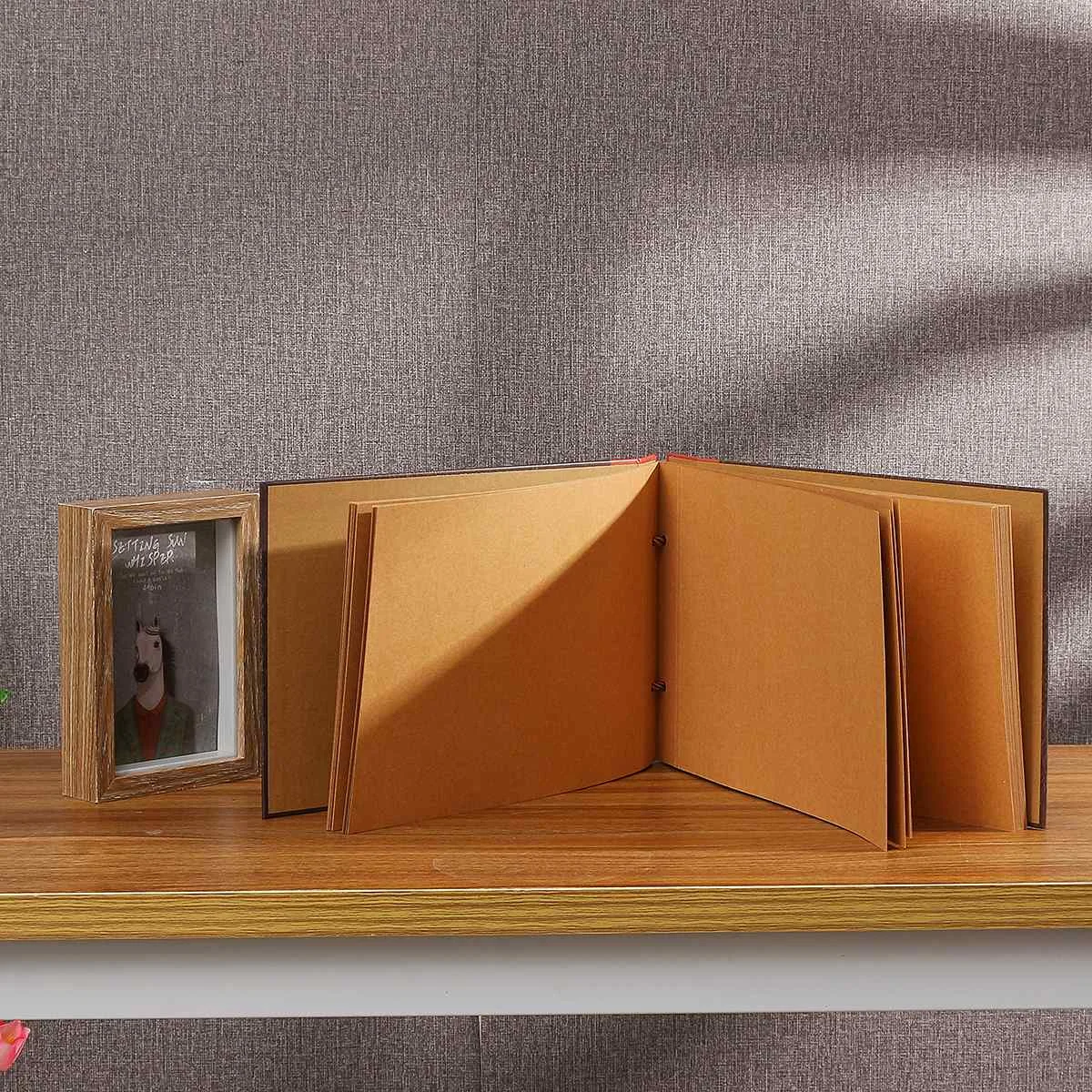Новый Ретро фотоальбом DIY Creat альбом ручной работы для юбилея свадебный