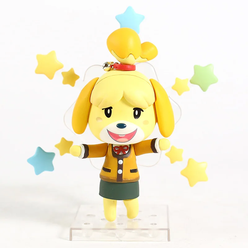 

Animal Crossing New Horizons Anime Isabelle Winter PVC 12cm Noodle Stopper nendoroid Figure Action FigureModel Toys Doll