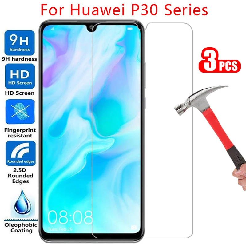 

protective tempered glass for huawei p30 lite 2020 screen protector on p 30 30p light p30lite safety film huawey huwei hawei 9h