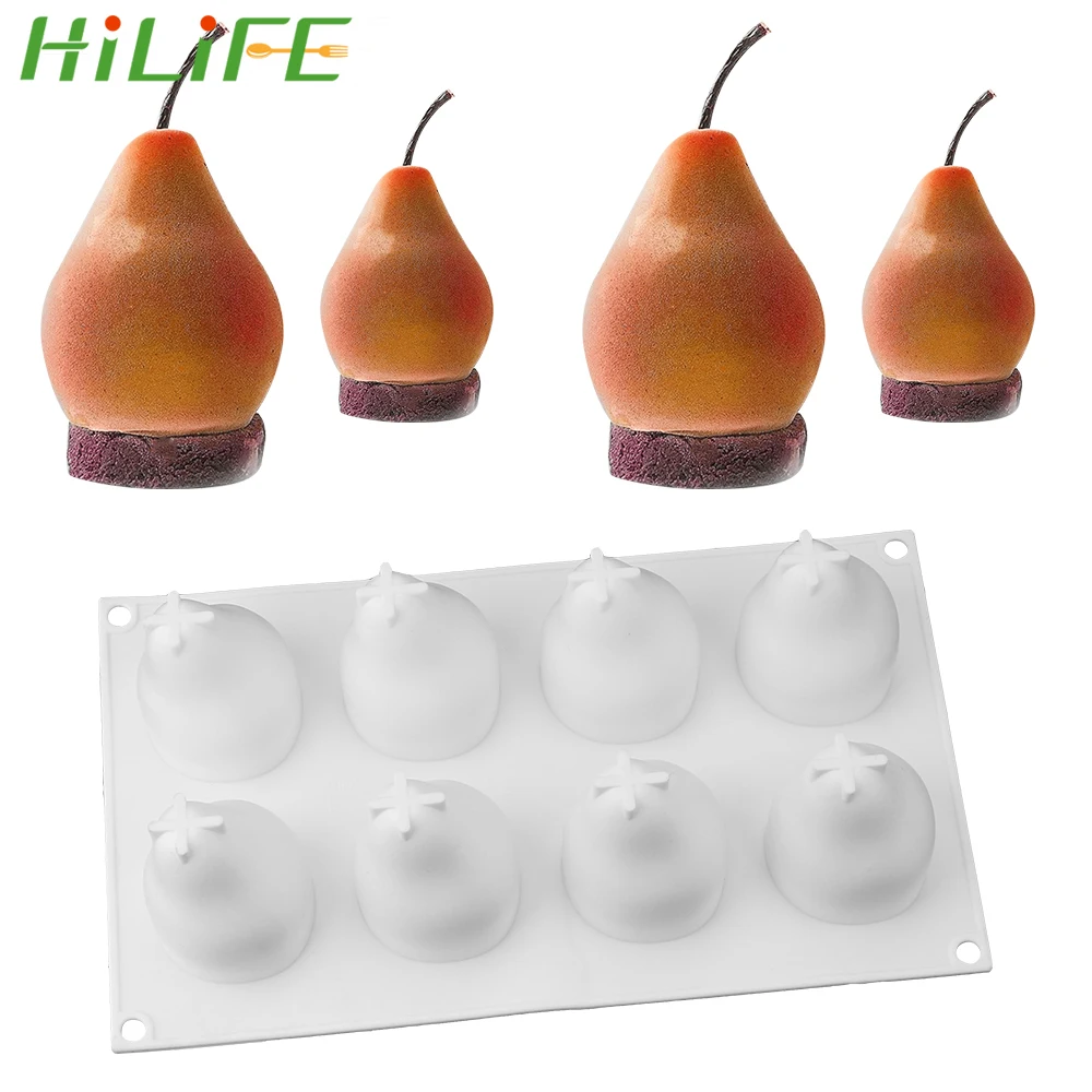 HILIFE форма груши для мусса трюфель пирожные десертные Кондитерские инструменты 3D