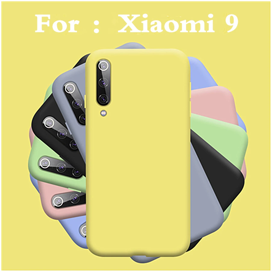 Чехол для Xiaomi 9 Pro мягкий защитный чехол из жидкого силикона 8 SE CC9 E A3 Lite 6X Mix 2S 3 |