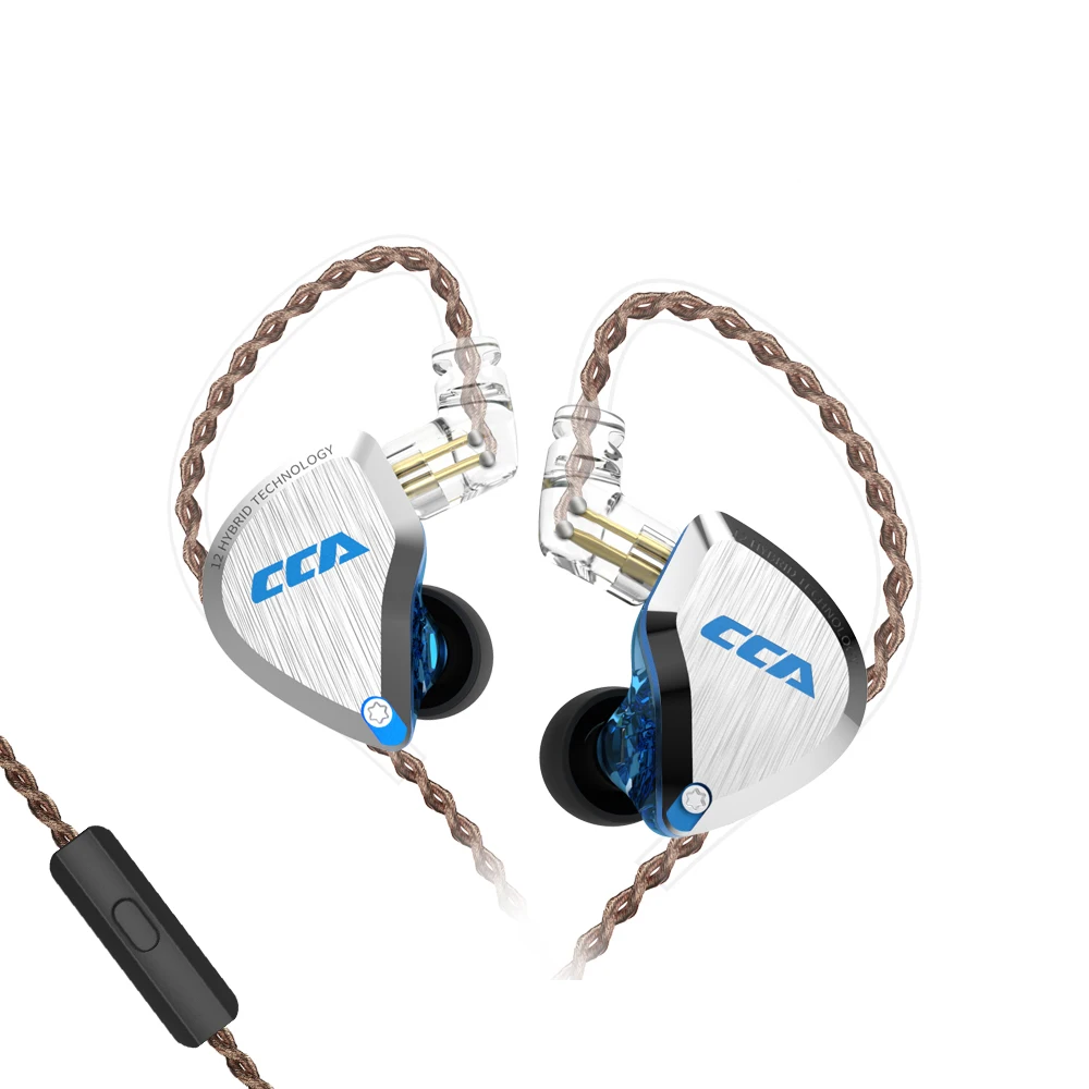 Металлические гибридные Hi Fi наушники CCA C12 5BA + 1DD 12 шт. вкладыши монитор