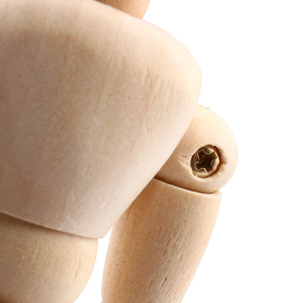 

4.5 5.5 8 inch NEW Artist Movable Limbs Male Wooden Toy Figure Model Mannequin bjd Art Sketch Draw Action Toy Figures