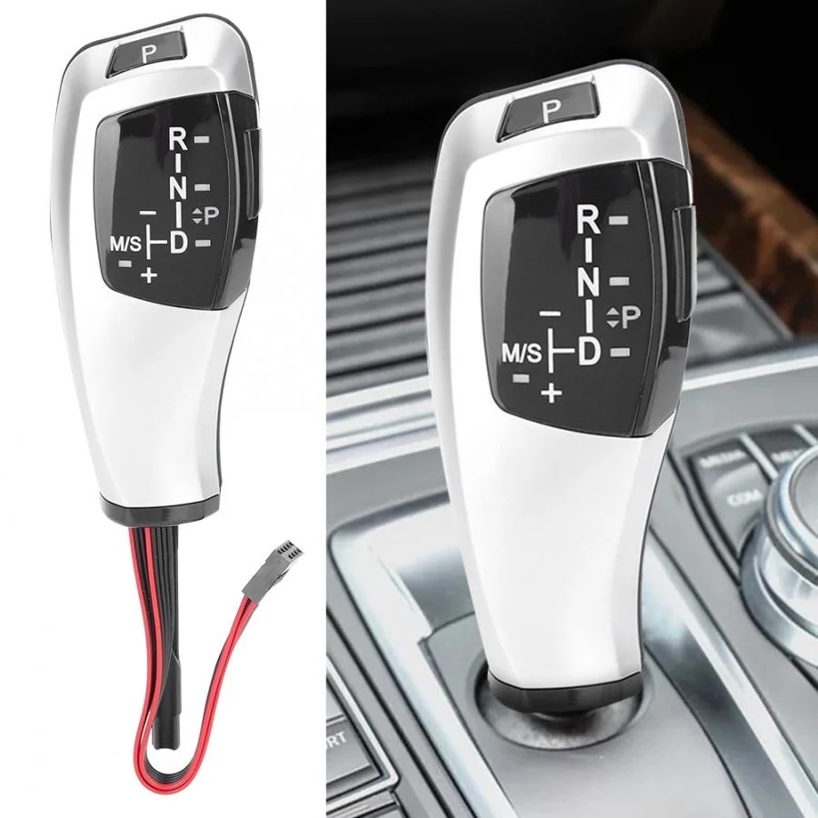 RHD LED Shift Knob Automatic Gear Shifter Lever Auto Accessory Fits for BMW E90 E91 E93 Right Hand Drive car accessories | Автомобили и