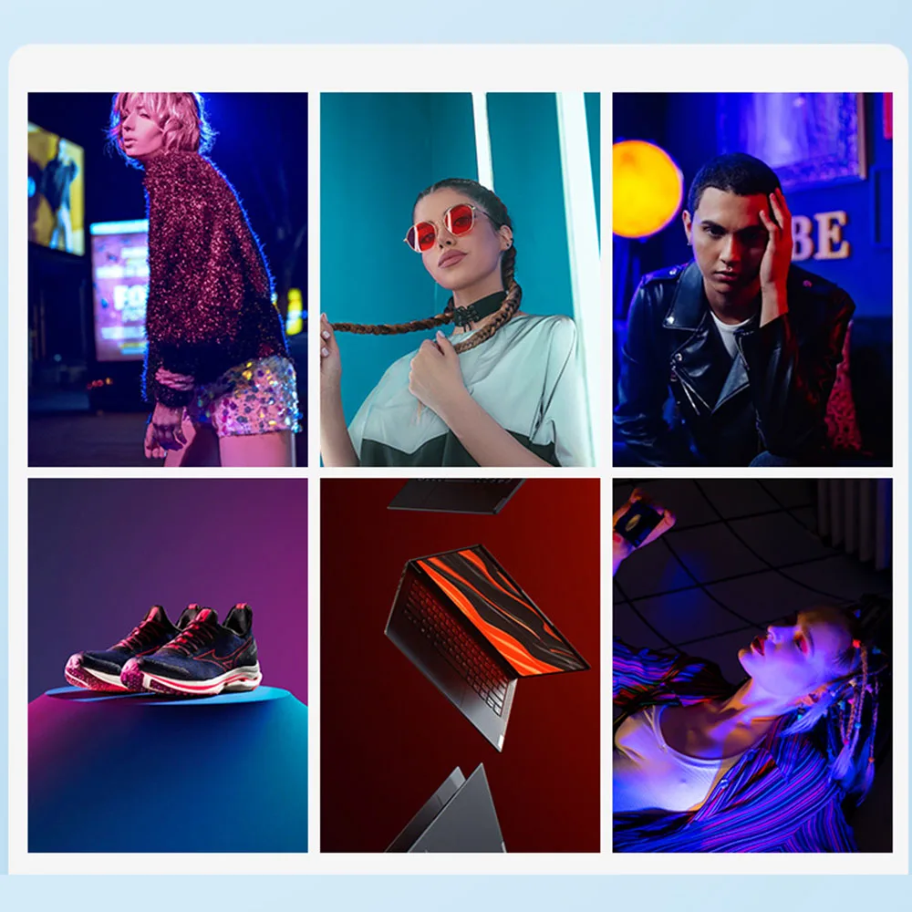 BEIYANG RGB Handheld LED Lamp Wand 3100mAh Photography Light Stick Rechargeable 260° Free Adjust Lighting 8FX Effects Lighting