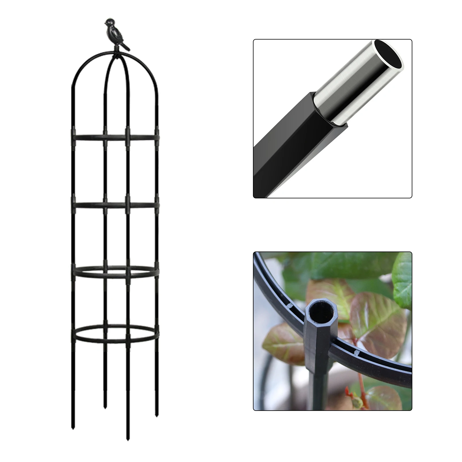 

Shelf Trellis Climbing Vine Stands Rack Flowers Plants Stainless Steel Balcony 180cm Garden Tool Durable Plant Support Frame