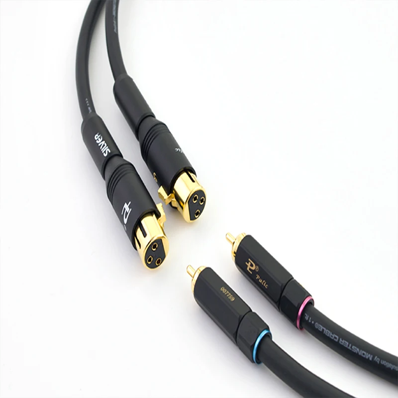 HIFI 2 RCA на двойной XLR аудио кабель папа Женский Для микрофонный сабвуфер миксер