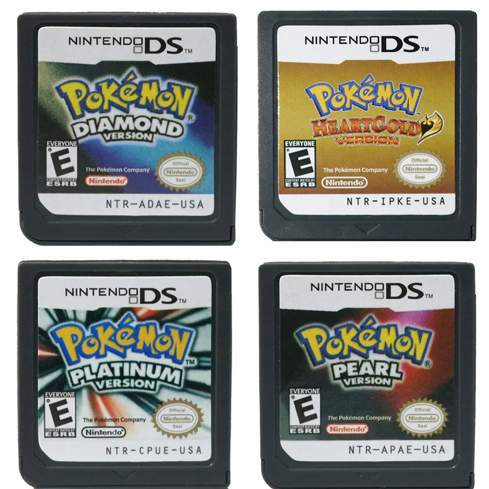 DS Pokemon Platinum Diamond Version жемчужная версия сердцебиения Золотая Soulsilver Версия игры