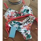 Женские купальники, женский купальник 2021, бикини пуш-ап с высокой талией, комплект бикини, Бразильский купальный костюм, пляжная одежда