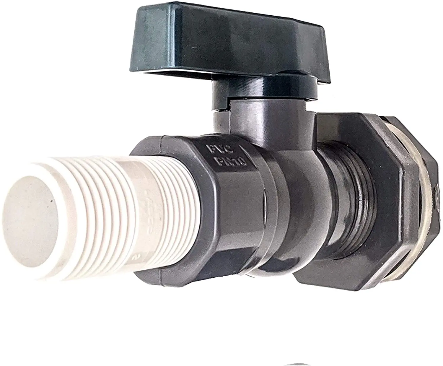 SCB 25 мм Rain Barrel Spigot Kit - 3/4 &quotПВХ полный порт шаровой клапан с переборкой фитинг +