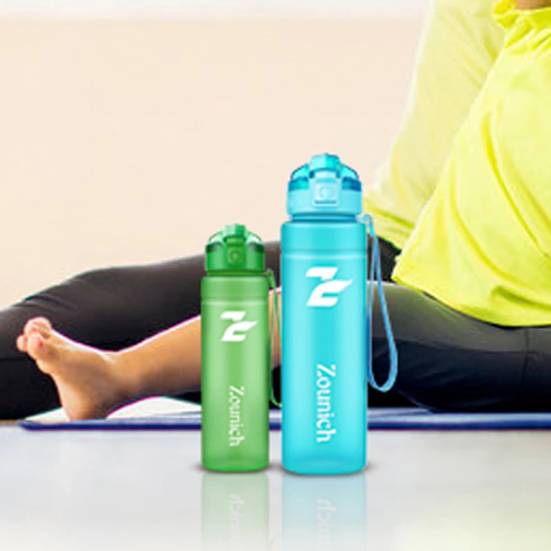 Герметичные пластиковые бутылки для путешествий Спортивная бутылка воды без БФА