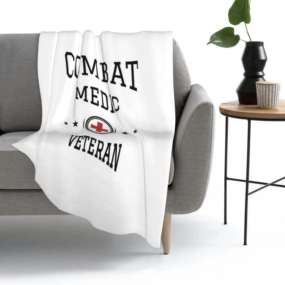 

Combat Medic Veteran Gift Blankets Fleece Warm Throw Blanket Sofa Throw Blanket for Home Bedroom Office Throws Bedspread Quilt