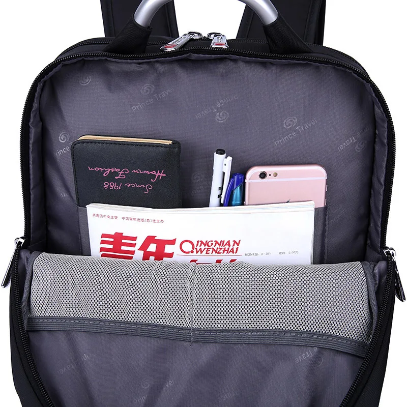 Офисные Сумки для мужчин водонепроницаемые легкие тонкие рюкзаки ноутбука 14