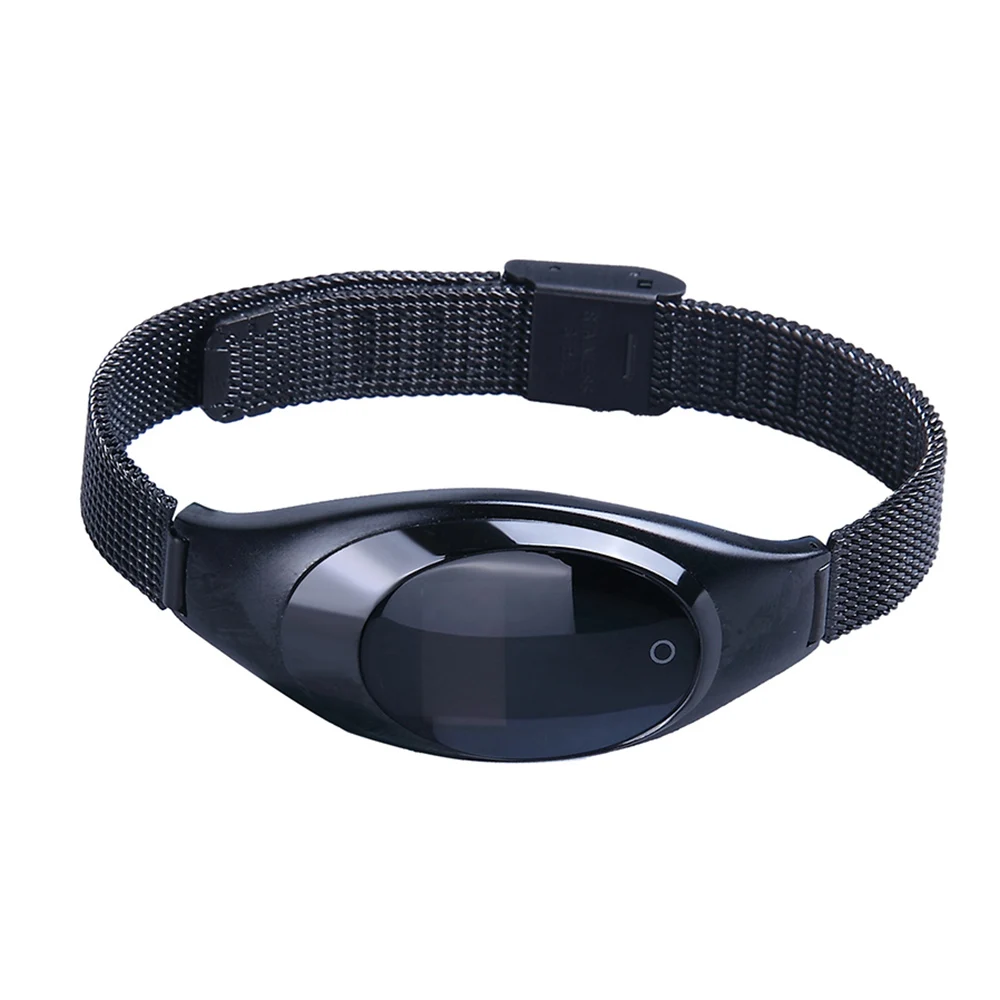 

Metal Black Multifunctional Fitness Smart Watch Heart Rate Blood Pressure Sleep Condition Monitor 60mAh Life Water-Proof