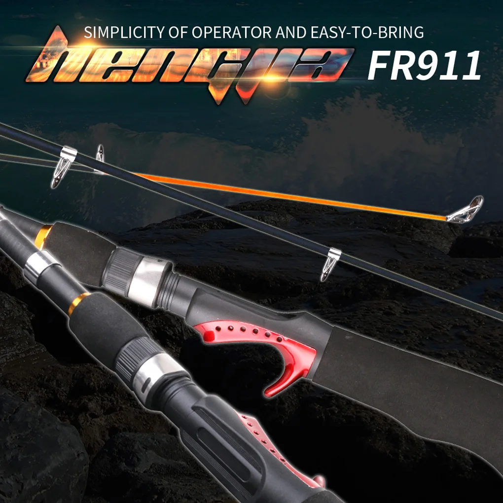 Портативная Удочка из углеродного волокна для ловли рыбы реки озера моря|Удочки|