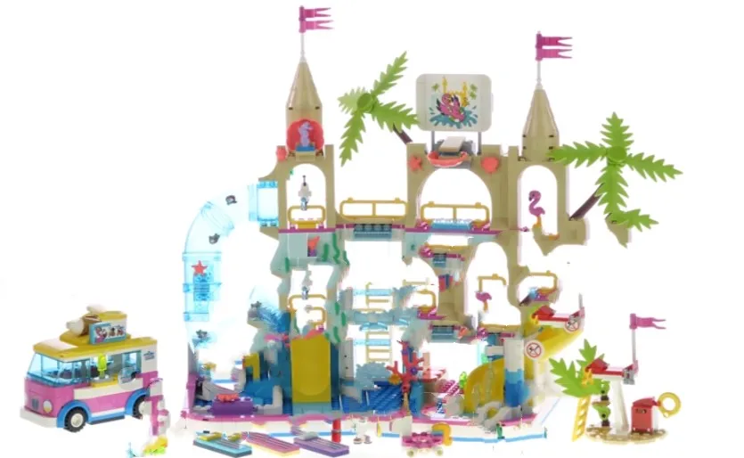 

Конструктор для девочек SX3028 90002 в сборе, модель больницы 41318, игрушечный кирпич 01039, конструктор 86021 для взрослых и детей, Рождественские обра...