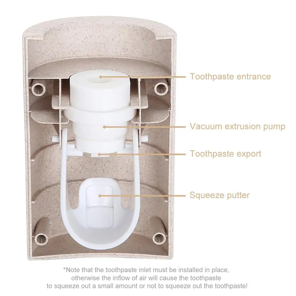 Автоматический Дозатор зубной пасты QIFU пыленепроницаемый держатель для зубных