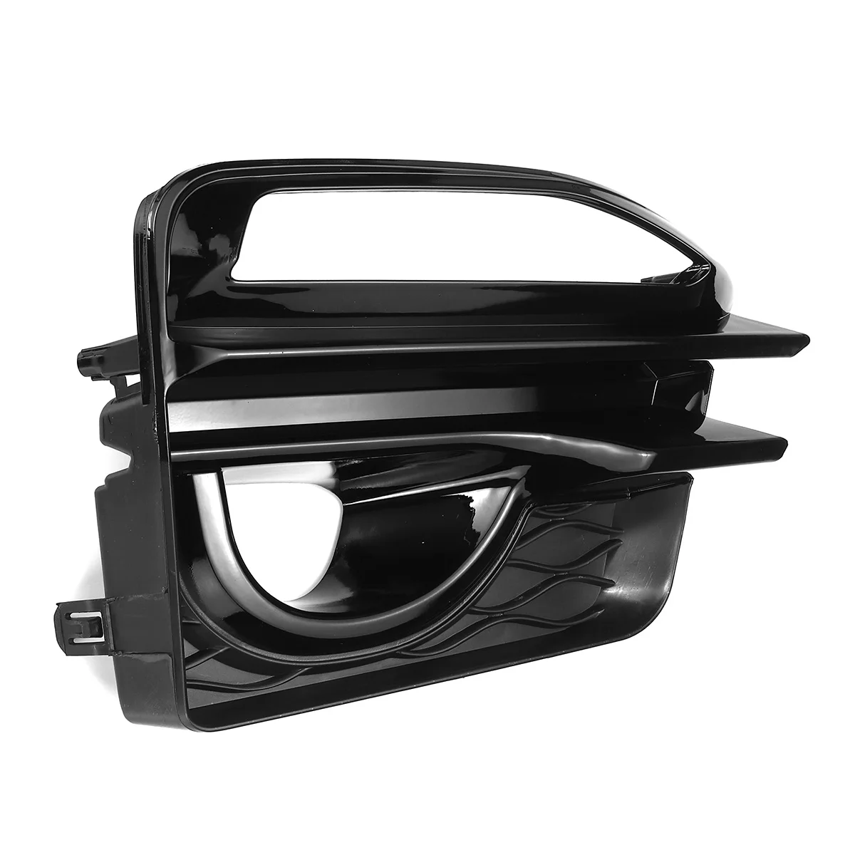 Глянцевая черная Автомобильная передняя противотуманная фара Q50 2 шт. гриль