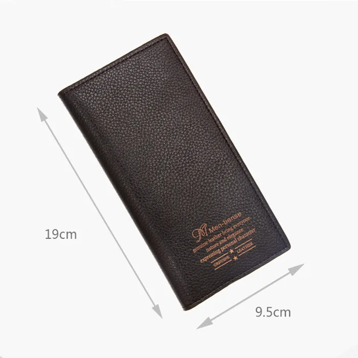 Мужской кошелек bense высококачественный Классический Тонкий длинный большой