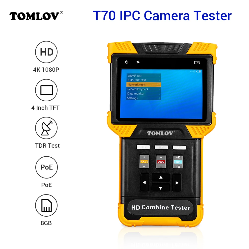 Тестовый er для камеры 4 &quotHD 1080P 4K IPC комбинированный тестовый прибор контроля