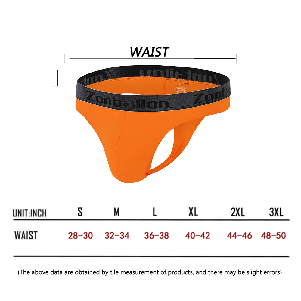 Sexy Bikini Men's Thongs Men Low Rise Comfortable Ventilation Underwear Solid Male Briefs