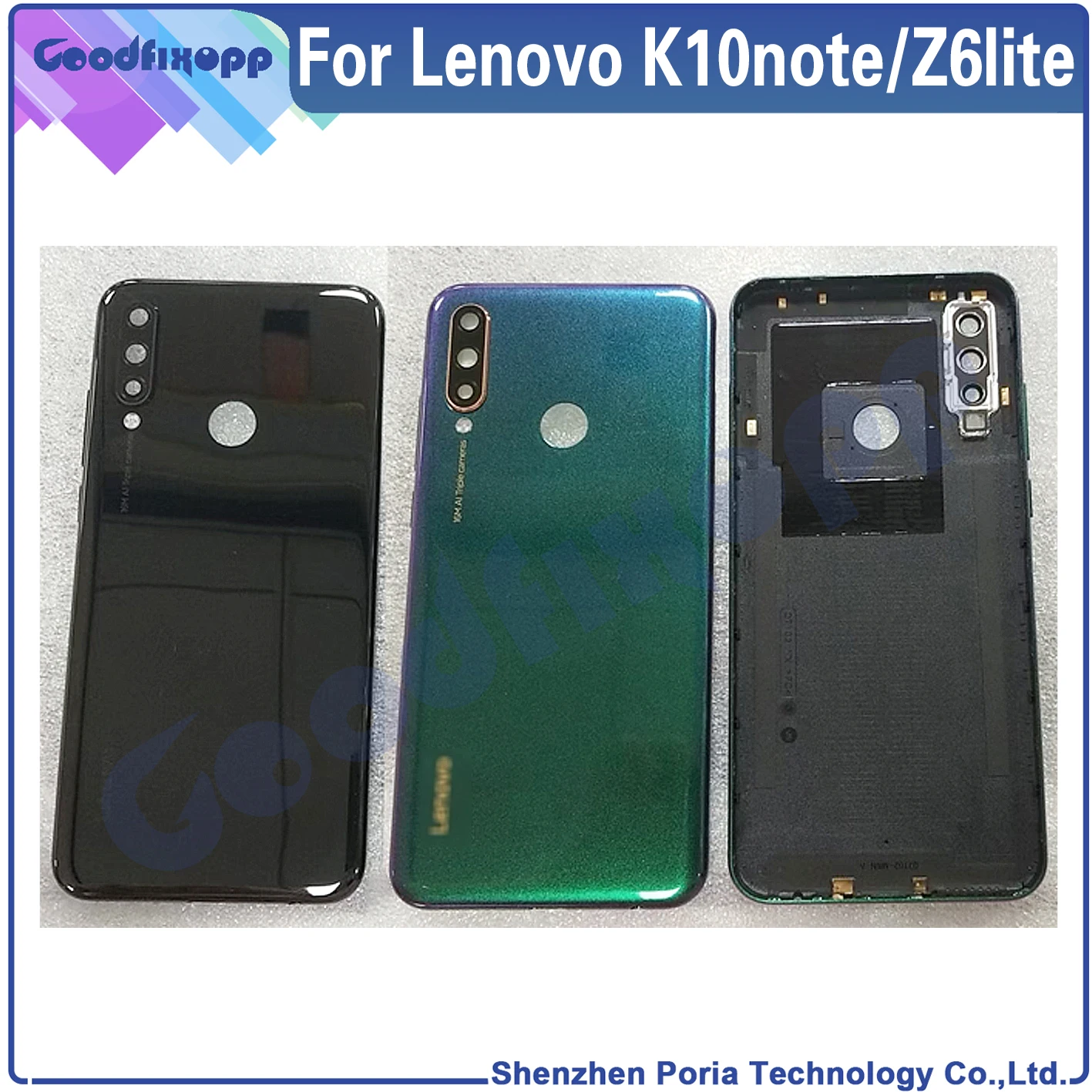 

Cover For Lenovo Z6 Youth / Z6 Lite L38111 / K10Note Battery Back Cover Rear Case Cover Rear Lid For Lenovo K10 Note