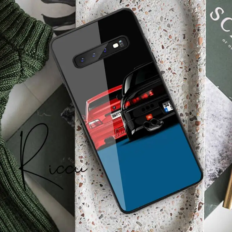 

Tokyo Jdm drift car Cartoon passion Phone Case Tempered Glass For Samsung S20 Plus S7 S8 S9 S10E Plus Note 8 9 10 Plus A7 2018