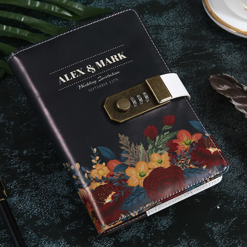 Блокнот А5 из искусственной кожи с блокировкой записная книжка и дневник в стиле