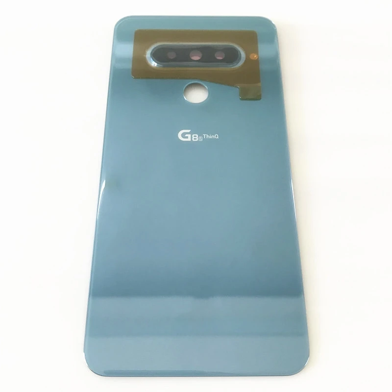 

For LG G8S ThinQ LMG810 LM-G810 LMG810EAW Original Glass Battery Back Cover Door Rear Housing with Camera Lens