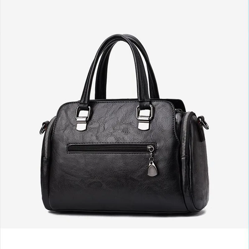 SMOOZA винтажная сумка с верхней ручкой женская через плечо на в простом стиле