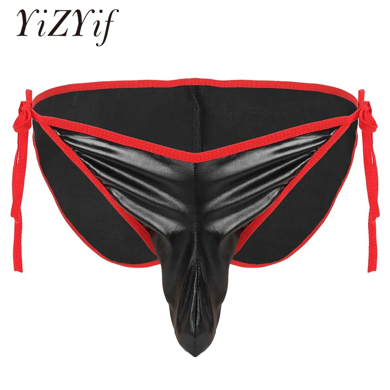 Нижнее белье мужское из лакированной кожи и латекса| |