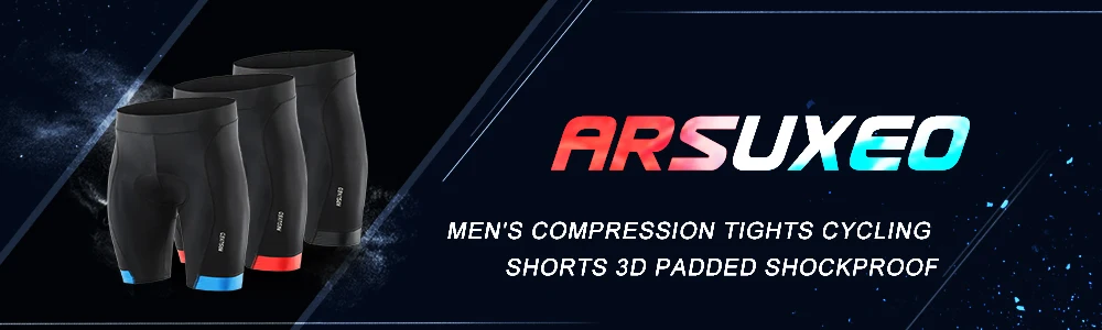 ARSUXEO мужские велосипедные шорты 3D Мягкие противоударные колготки для горного велосипеда велошорты велосипед MTB шоссейные горные бермуды 563