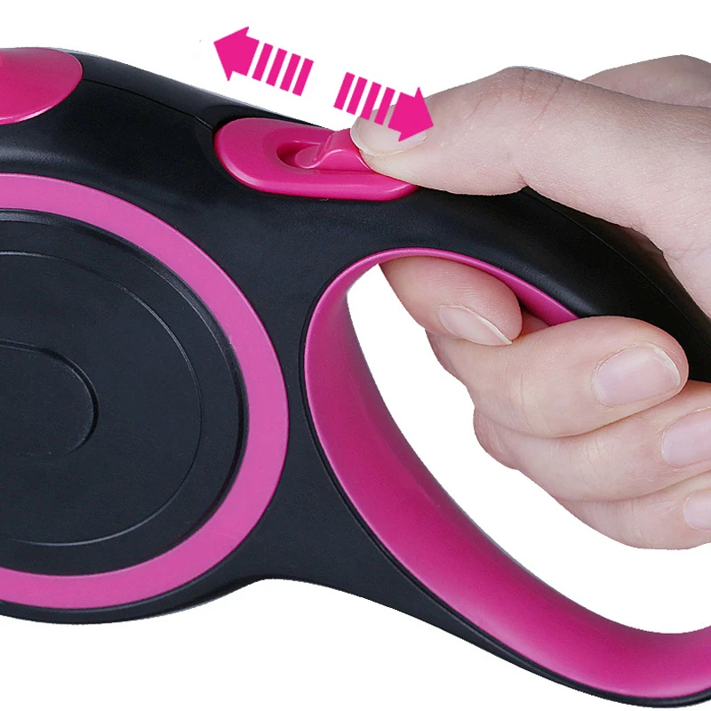 

5M Premium Durable Dog Leash Automatic Retractable Dog Leash Large Dog Lead Extending Walking Leads Traction Rope Belt Pet Leash