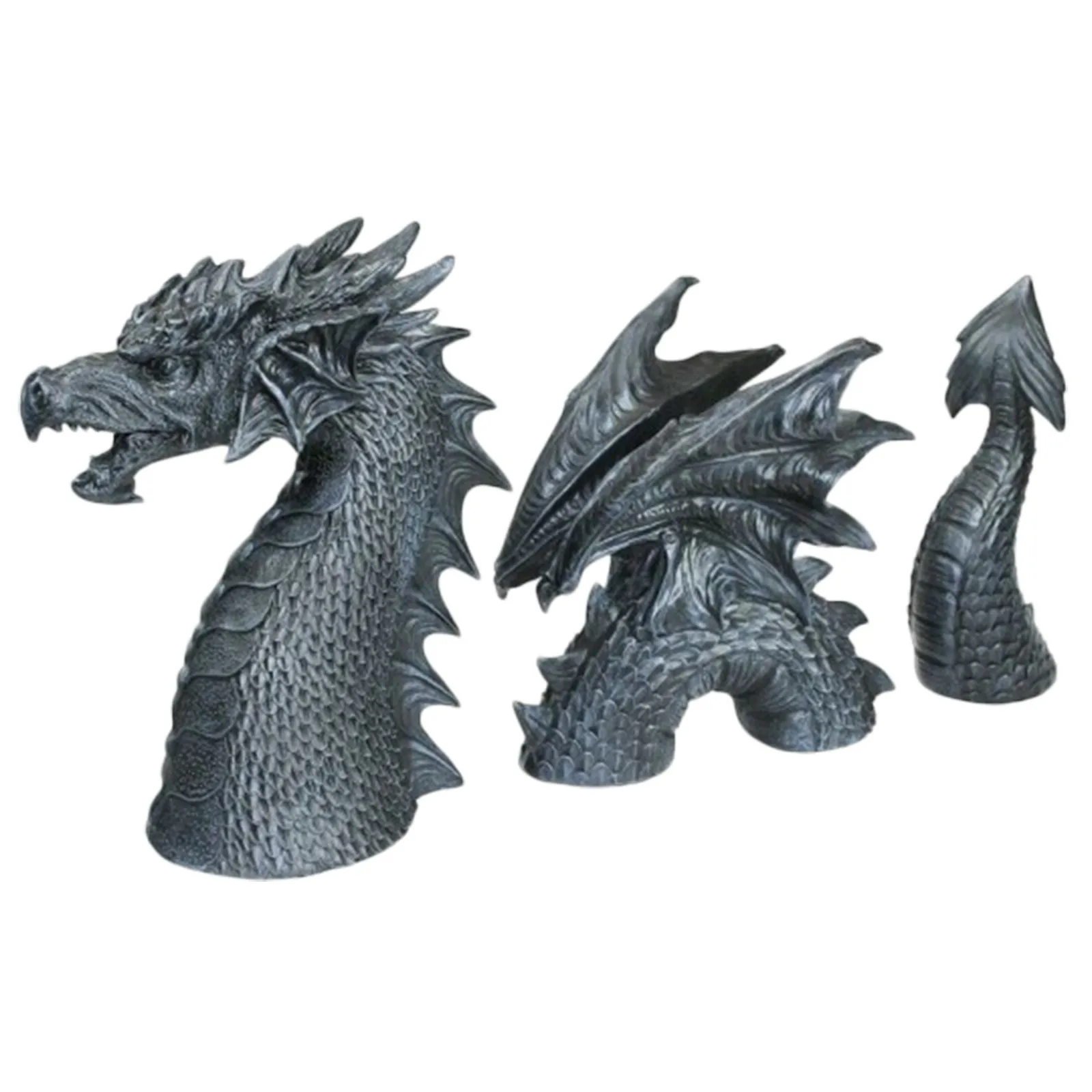 

The Gothic Dragon Of Castal Moat Lawn Statue Through Pond, Mantlepiece, Garden Decoration Outdoor Decoration Ornaments Tool New