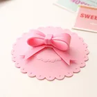 Крышка чашки чайная чашка с крышкой многоразовая силиконовая крышка Уплотнение Крышка для посуды для напитков бант против пыли силиконовая крышка на присоске Крышка для фруктов