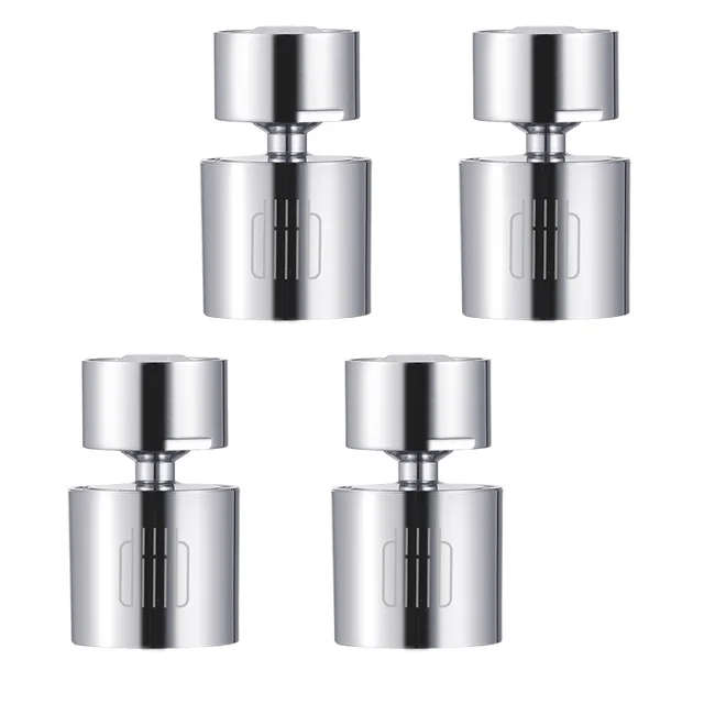 4 pcs Xiaomi Diiib аэратор для кухонного крана, насадка для водопроводного крана, фильтр для экономии воды, 360 градусов, двойная функция, 2 потока, защита от брызг - Цвет: 4 pcs