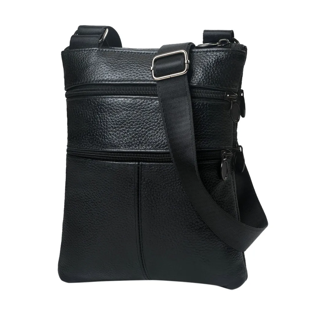 

Men Crossbody Bags 2020 New Fashion Solid Leather Business Bag Male Shoulder Bag Casual Shoulder Messenger Bags #Zer