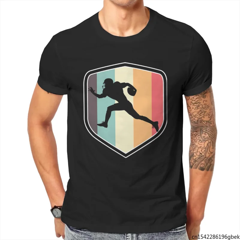 

Vintage Baseball Football Sports Retro Men's T Shirt