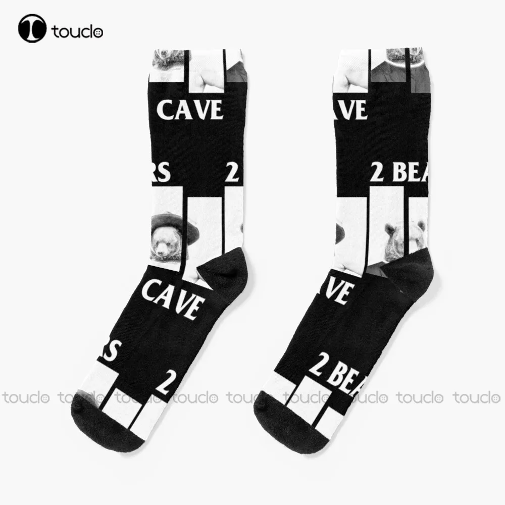 2 Bears 1 Cave  Socks White Crew Socks Men Unisex Adult Teen Youth Socks Christmas Gift Custom Hd High Quality Fashion New Sock