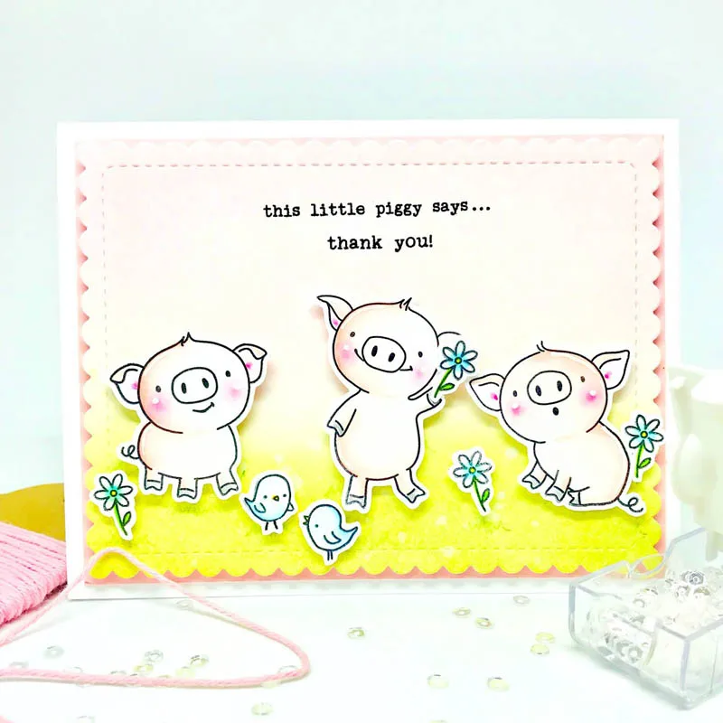 Милая благородная Толстая свинка маленькая птица цветок воздушный шар