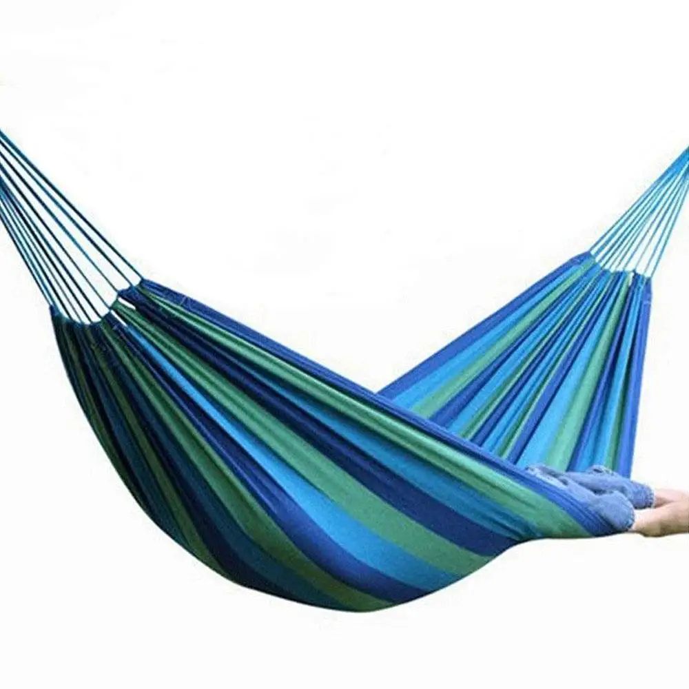 

300kg Double Person Outdoor Sport Hanging Hammock Strong Hammock Swing Picnic Hanging Bed Tent Field Survival Camp