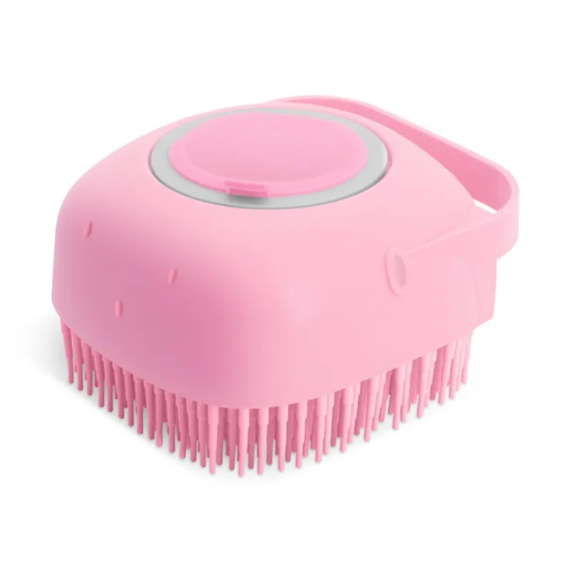 

Pet Dog Bath BrushShampoo Brush Cat Massage Comb Grooming Scrubber Brush for Bathing Short Hair Soft Silicone Rubber Brushes