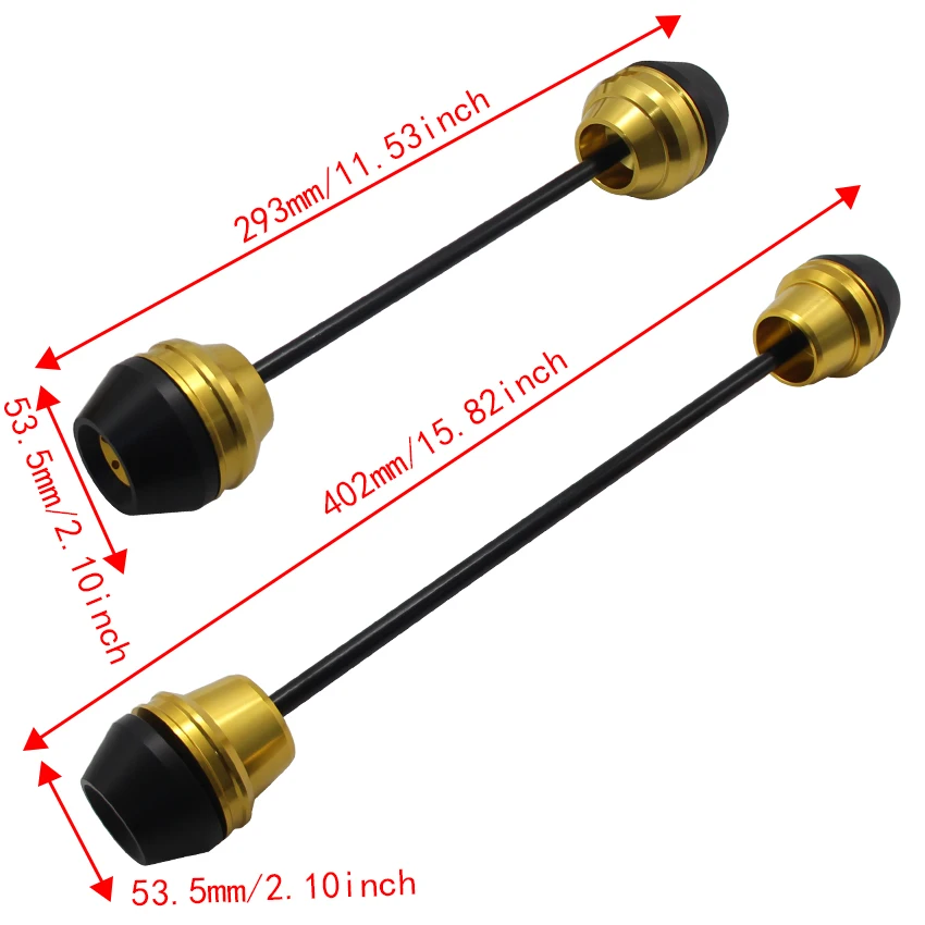 

Front Rear Axle Fork Sliders Crash Protector For Yamaha YZF R25 2013-2018 R3 2015 2016 2017 2018 2019 Motorcycle Wheel Protector