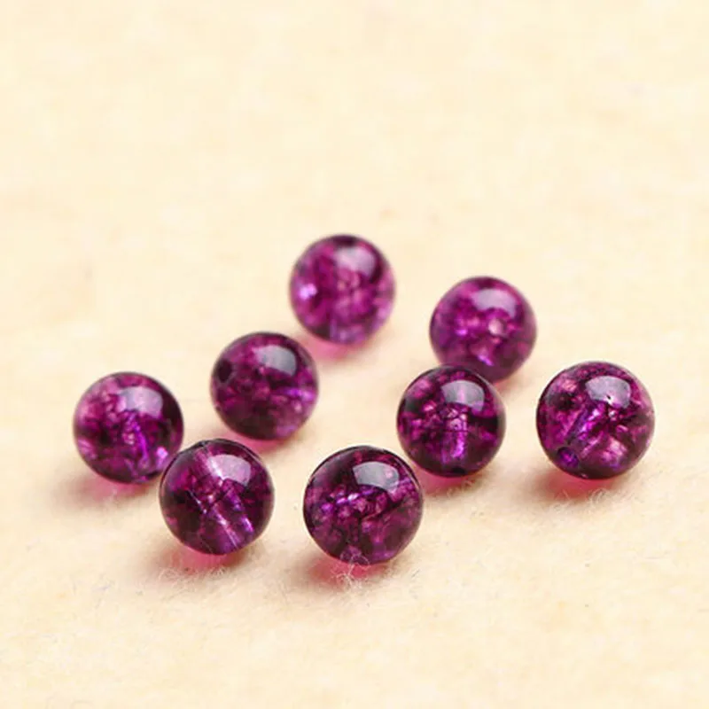 

Натуральный фиолетовый цветок 4A, кварцевый кристалл, бусины для самостоятельного изготовления ювелирных изделий