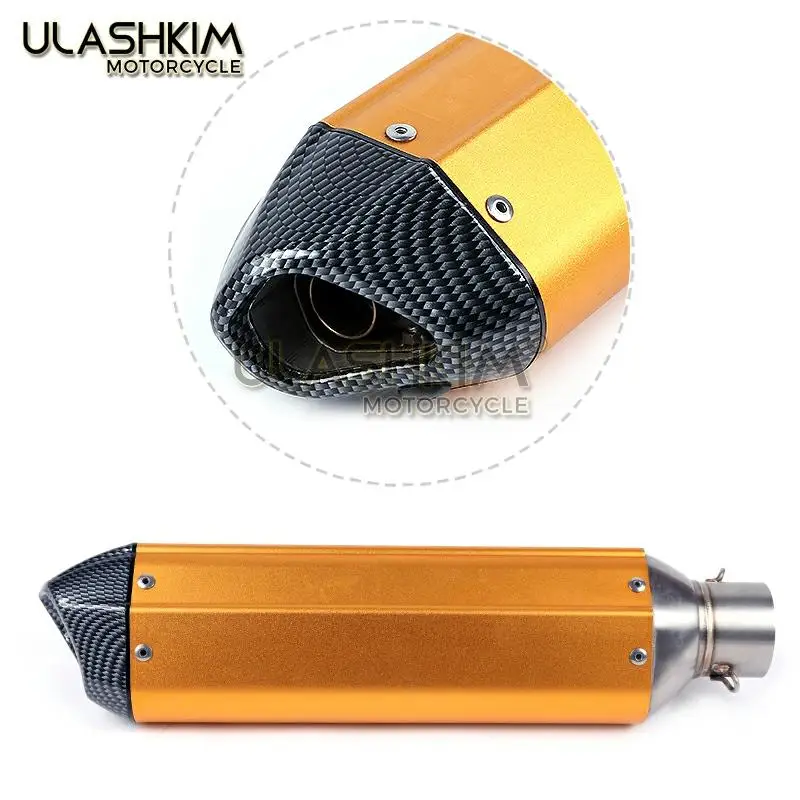 Универсальный 36 51 мм мотоцикл модифицированный скутер глушитель Escape Silp на грязи