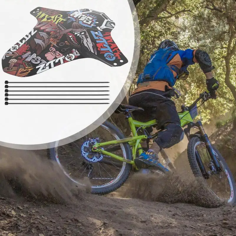 ZTTO MTB дорожный велосипед крыло красочный переднее/заднее грязевая защита