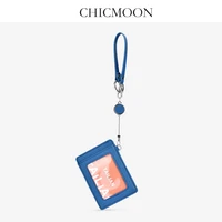brand adjustable office id card holders women business credit card holder wallet small female key wallet mini coin purse pocket
