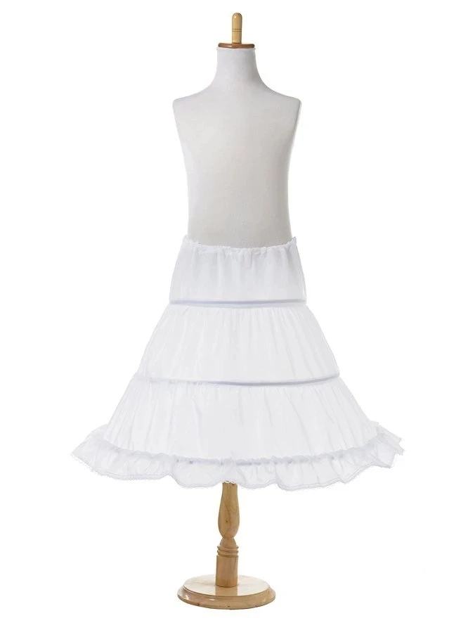 Crinoline petticoat Женская винтажная черная белая свадебная подъюбник детское платье